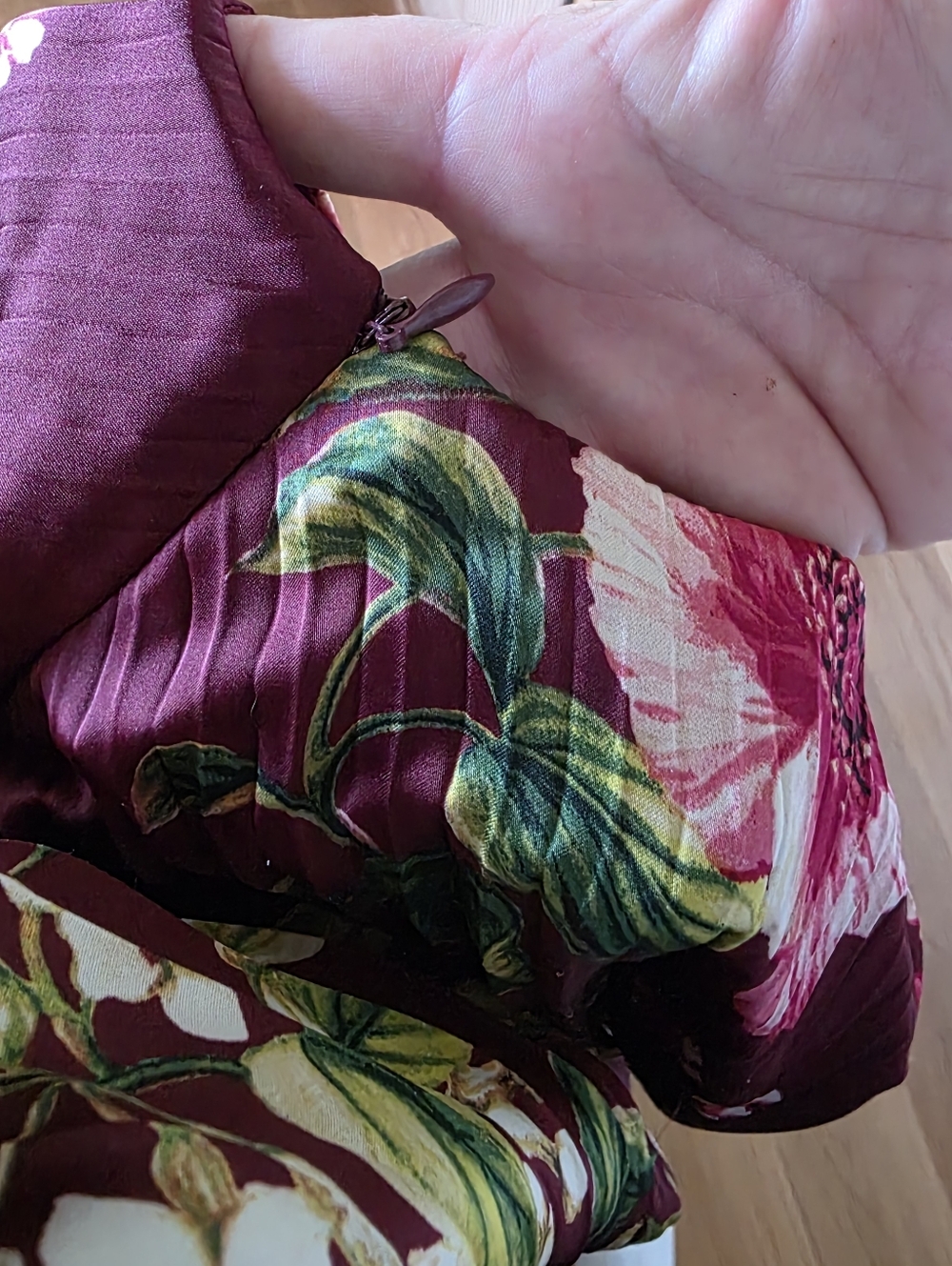 Petal + Pup Kleo Floral Print One Shoulder Sleeveless Asymmetrical Midi Dress - Picture 6 of 6